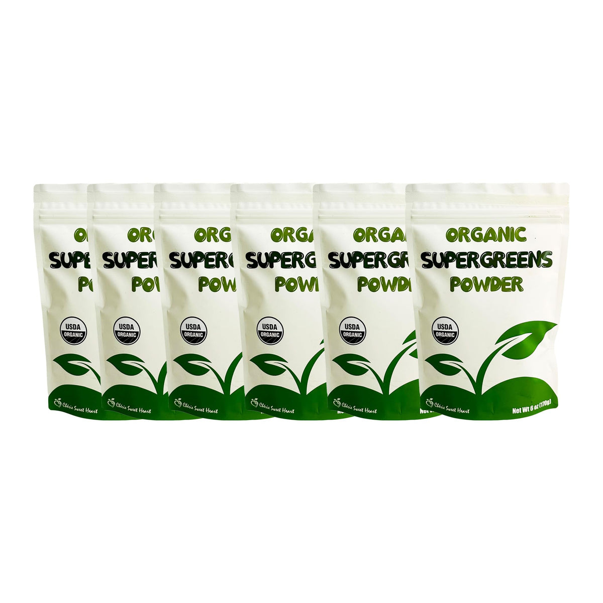 Poudre de Supergreens Bio Chérie Sweet Heart 1102g vue avant