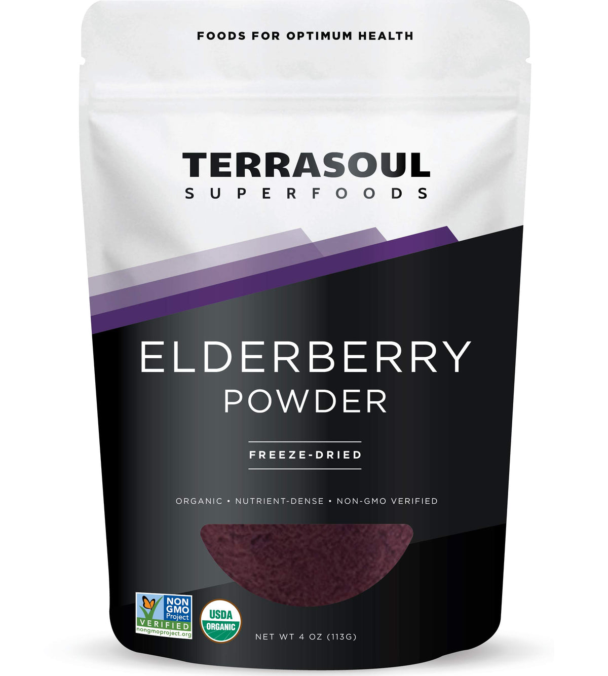 Poudre de sureau bio Terrasoul Superfoods sachet de 118g