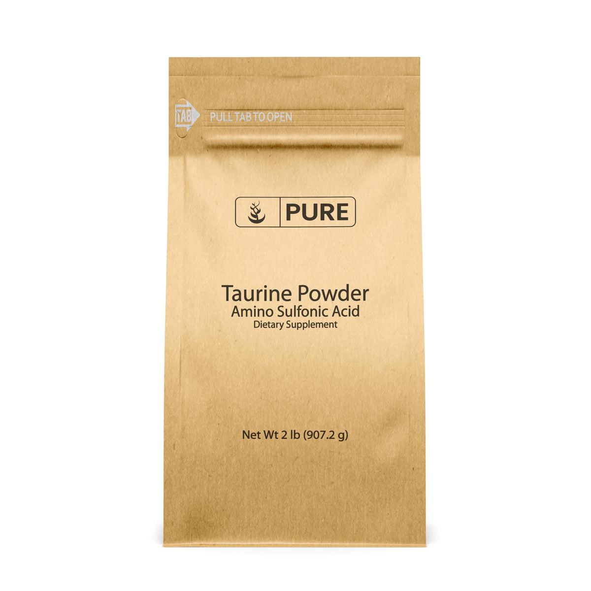 Poudre de taurine PURE ORIGINAL INGREDIENTS 930g vue avant