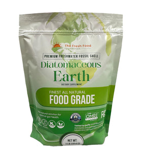 Poudre de terre de diatomée alimentaire 470g vue de face
