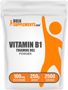 Poudre de Thiamine HCl BulkSupplements 250g vue de face