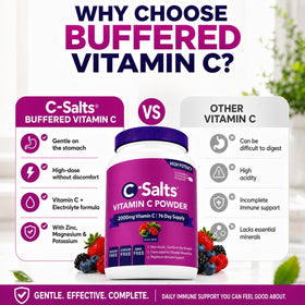 Poudre de vitamine C C-Salts avec cuillère doseuse