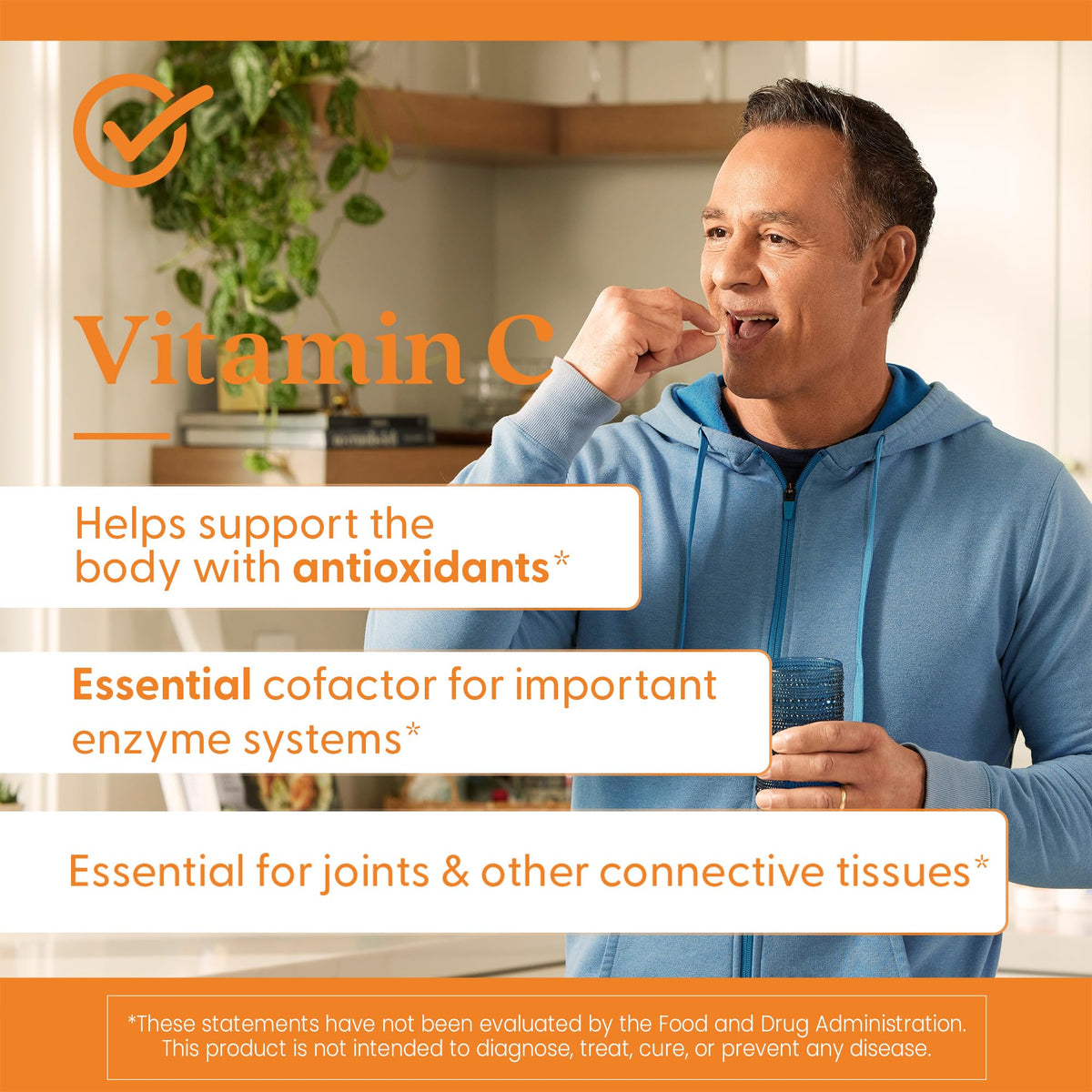 Poudre de vitamine C Doctor's BEST vue de haut