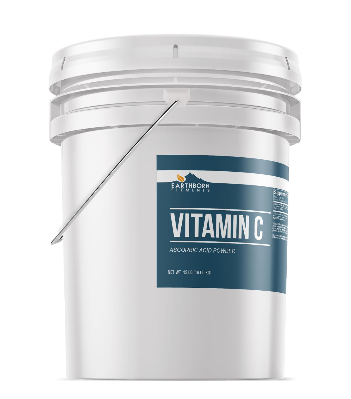 Poudre de vitamine C Earthborn Elements, détail de la texture
