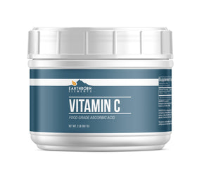 Poudre de vitamine C Earthborn Elements en pot refermable de 998g