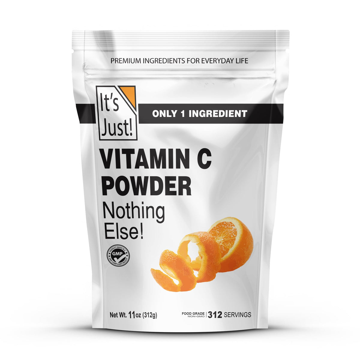Poudre de vitamine C It's Just! 322g vue de face
