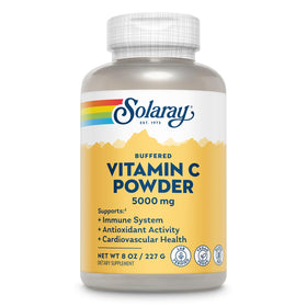 Poudre de vitamine C SOLARAY 5000mg 227g vue de face
