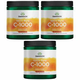 Poudre de Vitamine C Swanson 454 g vue de face