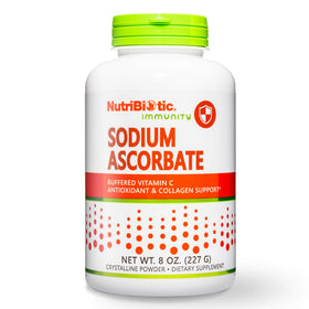 Poudre de vitamine C tamponnée NutriBiotic 227g vue de face