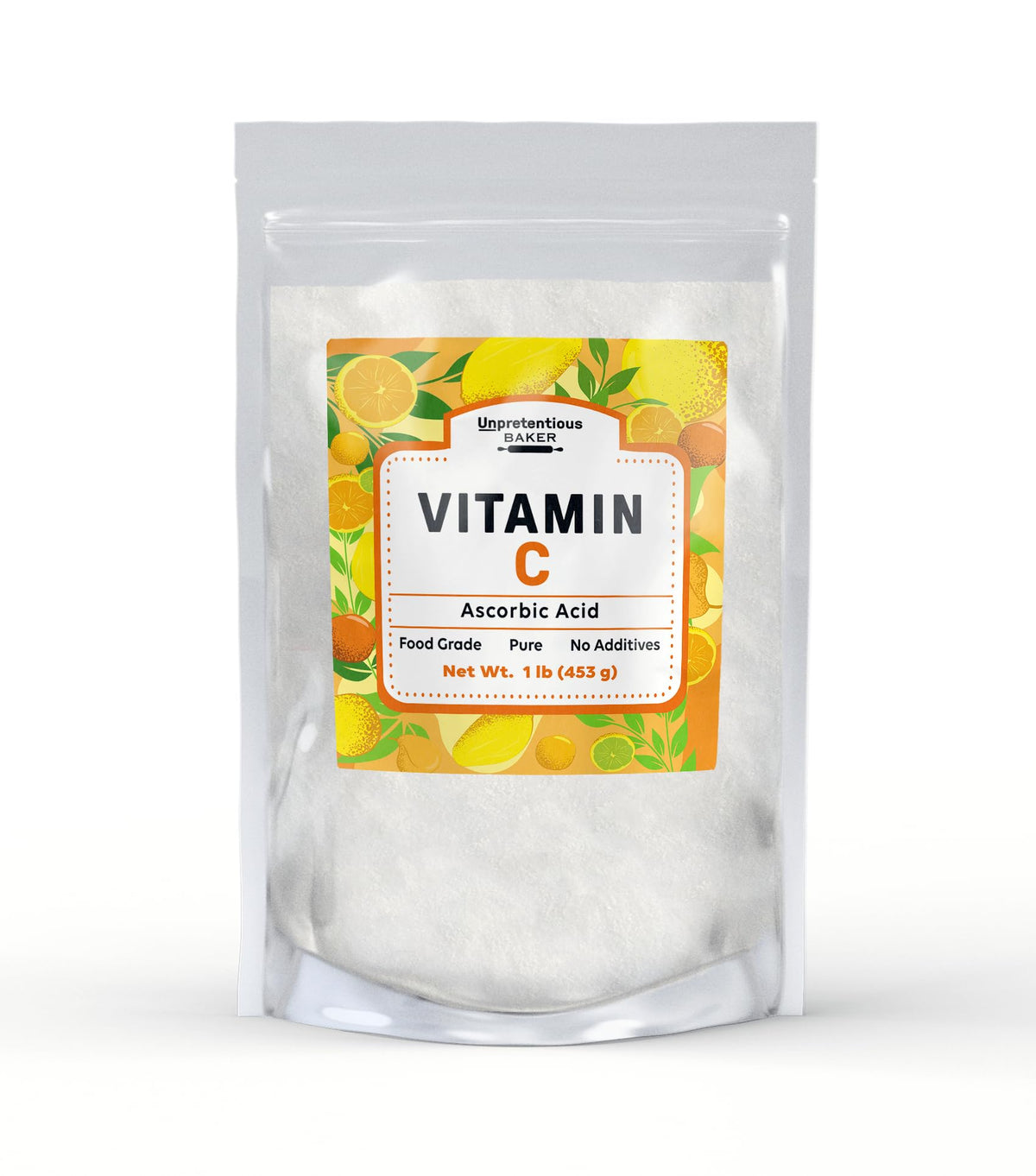 Poudre de Vitamine C Unpretentious 472g en paquet