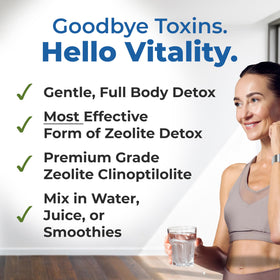 Poudre Détox Zeolite Cleanse Healthy by Nature 200g avec cuillère