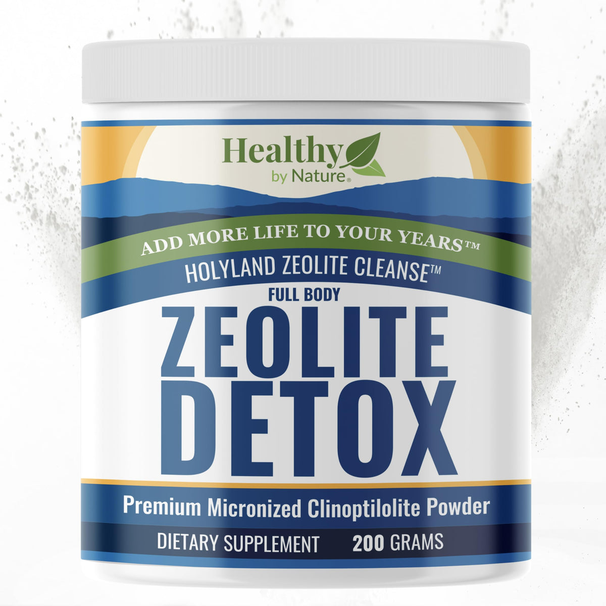 Poudre Détox Zeolite Cleanse Healthy by Nature 200g vue de face