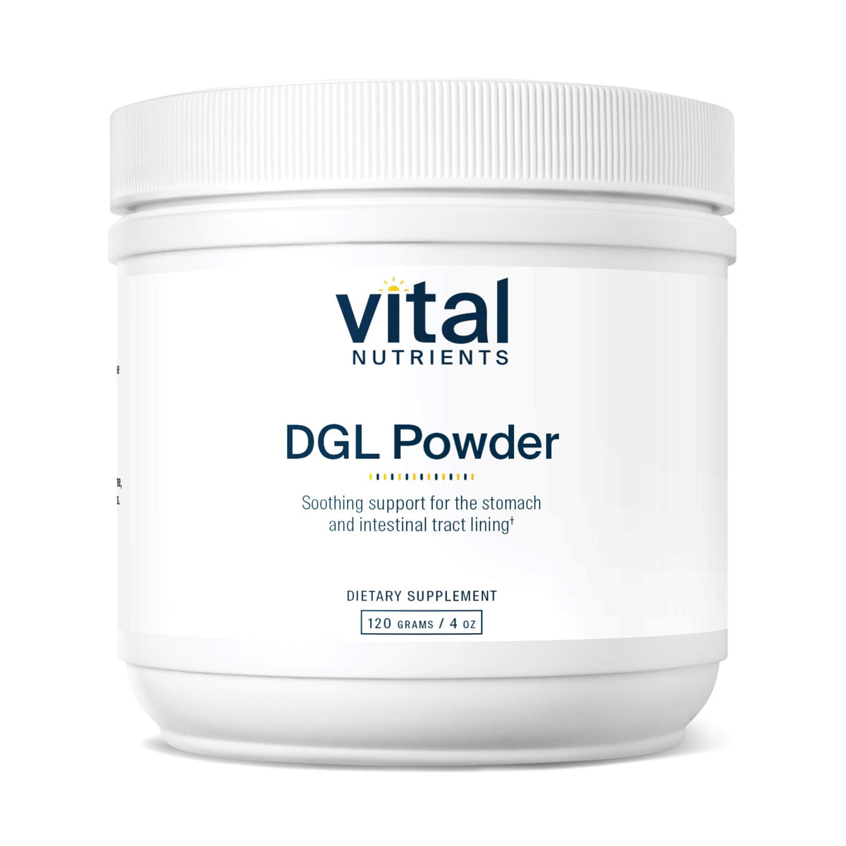 Poudre DGL Vegan Vital Nutrients 120g vue de face