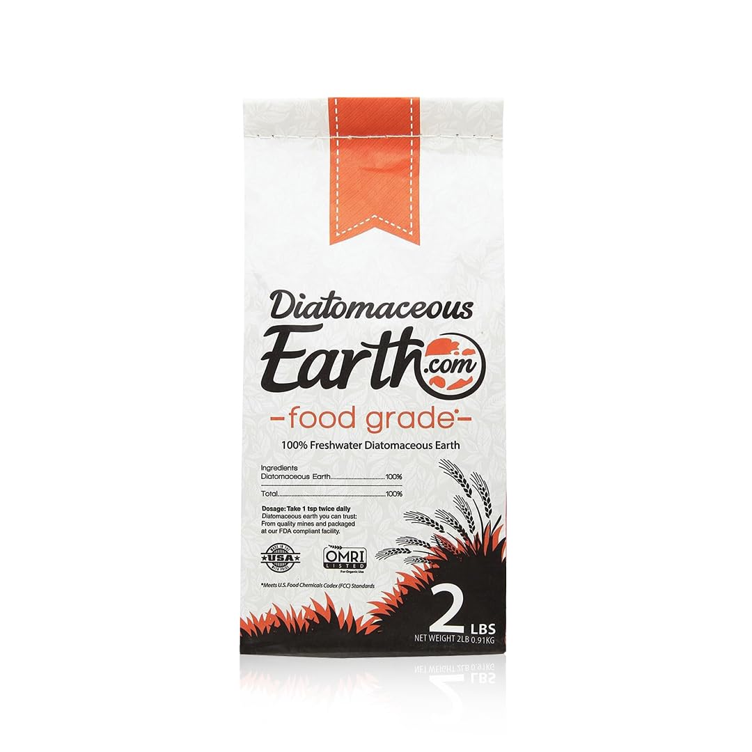Poudre diatomée alimentaire Diatomaceous Earth 1021g vue de face