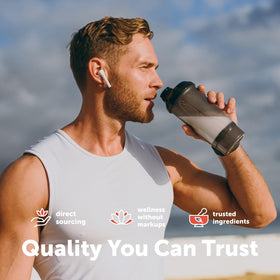 Poudre EAA + BCAA Micro Ingredients 458g avec ingrédients listés