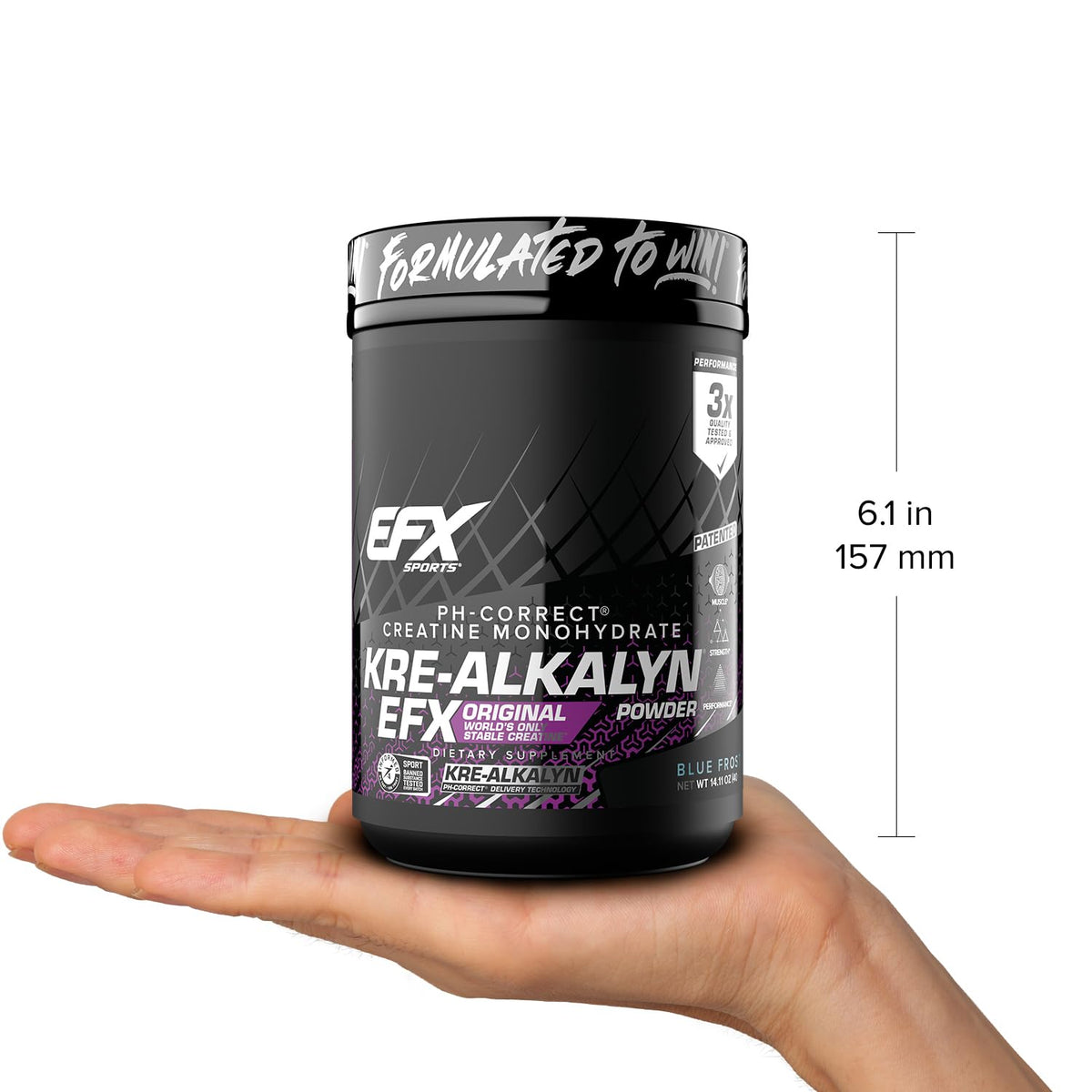 Poudre EFX Sports Kre-Alkalyn EFX en préparation de boisson