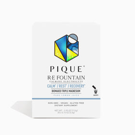 Poudre Électrolyte Calmante PIQUE 159g, emballage avant