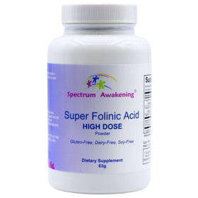 Poudre haute dose de folinate de calcium Spectrum Awakening 63g vue de face