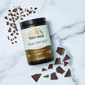 Poudre Healthy Gut TERRA ORIGIN dans un bol