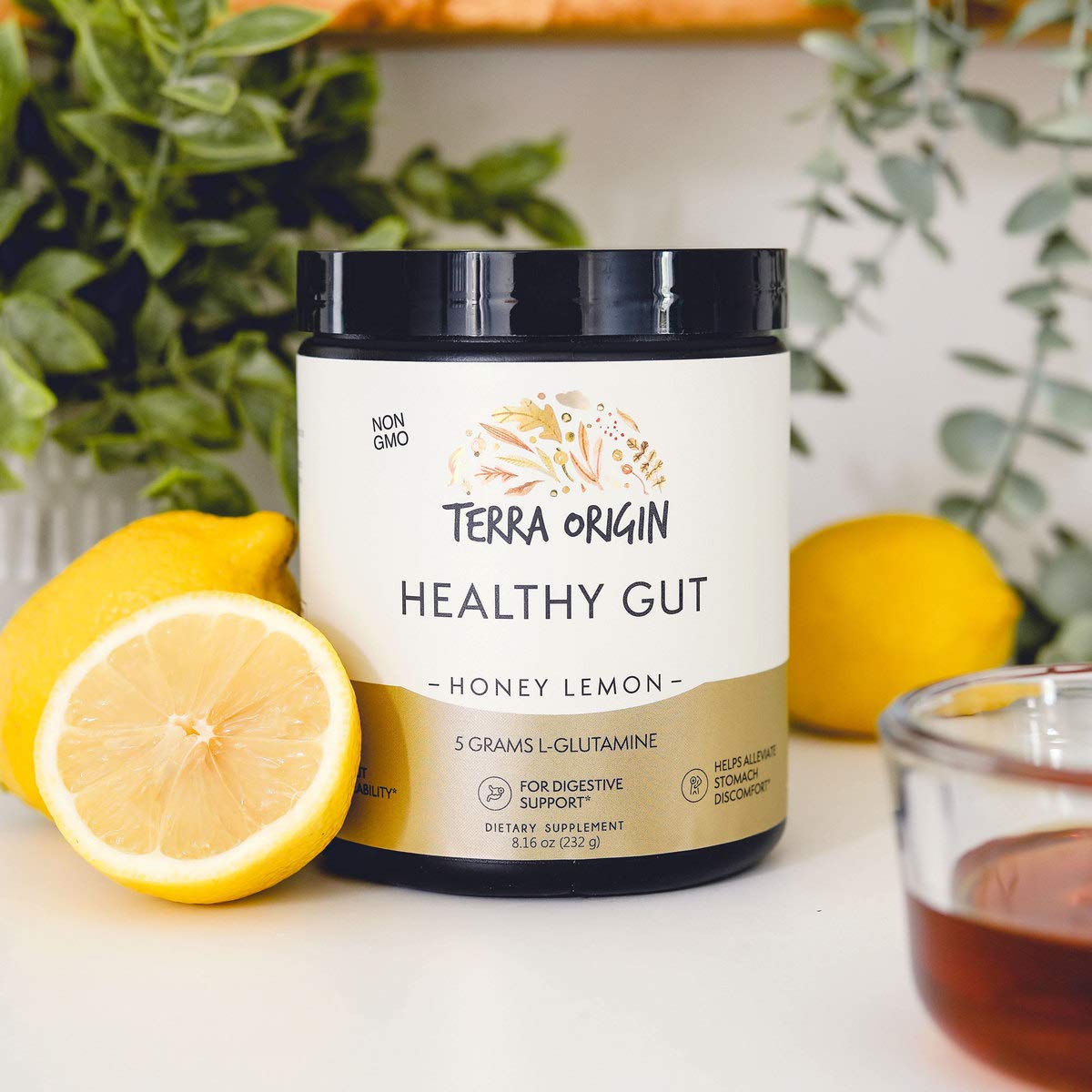 Poudre Intestinale Saine TERRA ORIGIN au Miel Citron avec des ingrédients naturels