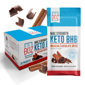Poudre Keto BHB Dr. Boz 390g vue de face