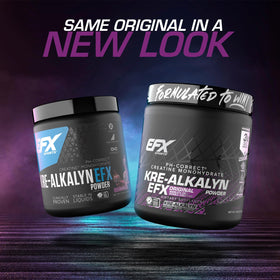 Poudre Kre-Alkalyn EFX EFX Sports mélangée dans un verre d'eau
