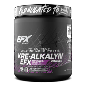 Poudre Kre-Alkalyn EFX EFX Sports vue avant avec étiquette