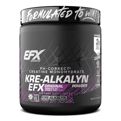 Poudre Kre-Alkalyn EFX EFX Sports vue avant avec étiquette