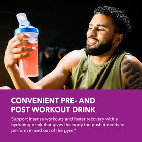 Poudre L-Arginine HAVASU NUTRITION dans un verre avec eau