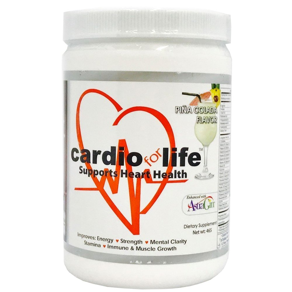 Poudre L-Arginine Health Guardian 16oz saveur Pina Colada vue de face