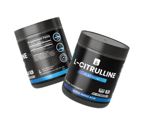 Poudre L-Citrulline dans un shaker avec des ingrédients