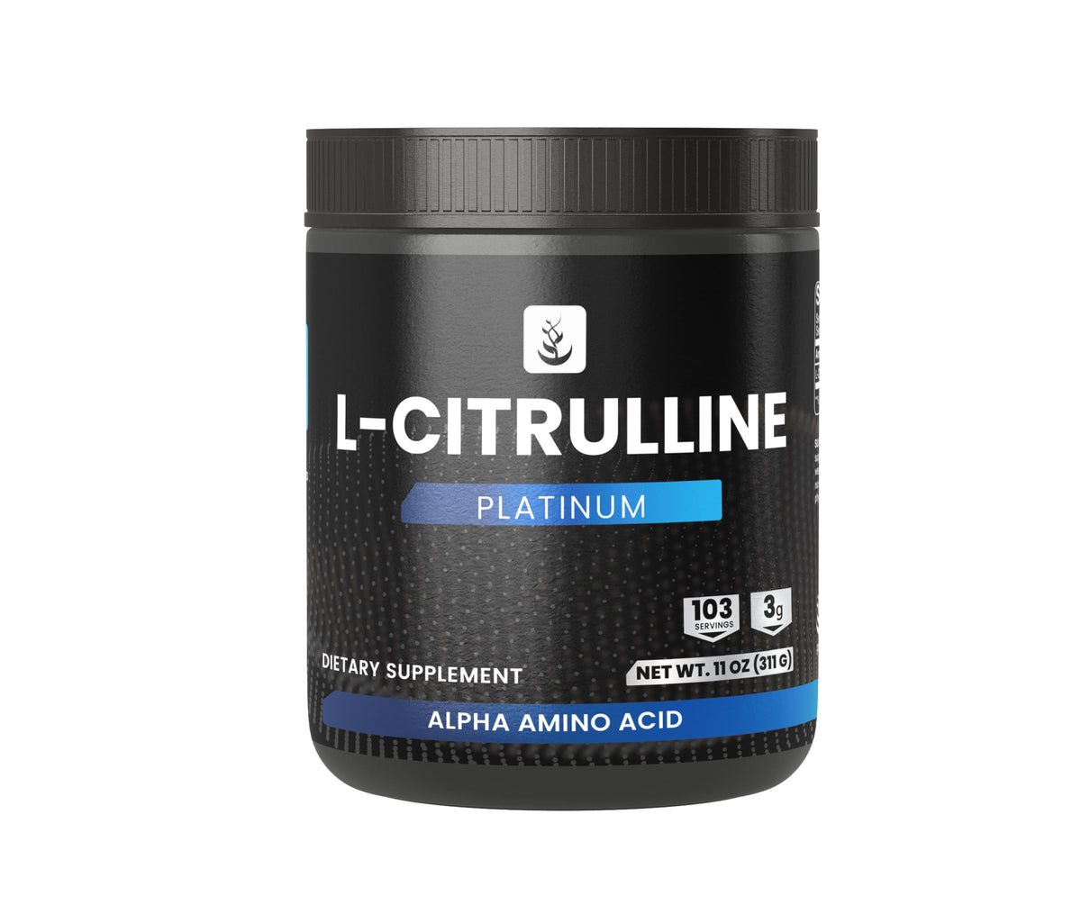 Poudre L-Citrulline PURE ORIGINAL INGREDIENTS 340g, vue de face
