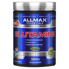 Poudre L-Glutamine ALLMAX 1000 g vue de face