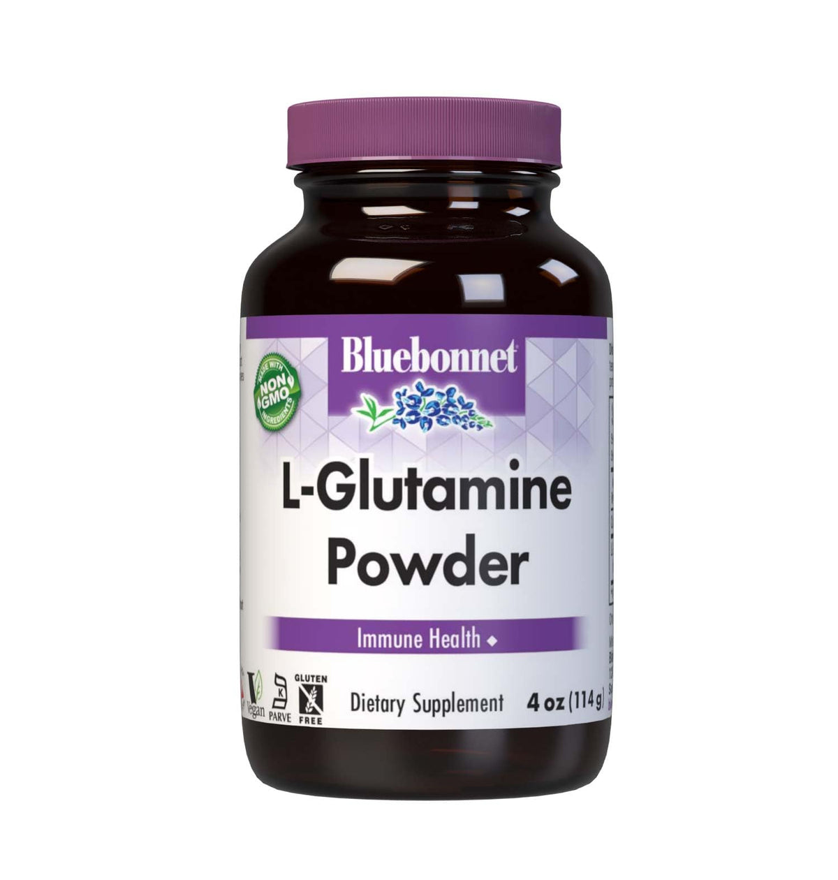 Poudre L-Glutamine BlueBonnet 5000mg 4 oz vue avant