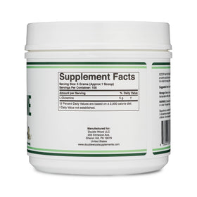 Poudre L-Glutamine Double Wood 500 g avec cuillère doseuse