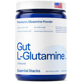 Poudre L-Glutamine Essentielle Stacks 400g vue de face