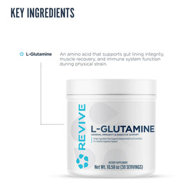 Poudre L-Glutamine Revive avec cuillère doseuse