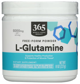 Poudre L-Glutamine Whole Foods Market 8 oz vue de face