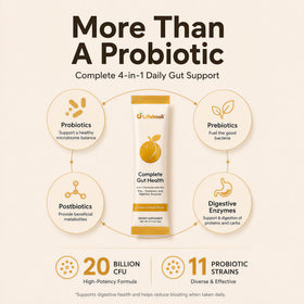 Poudre Lifebooil versée dans un smoothie