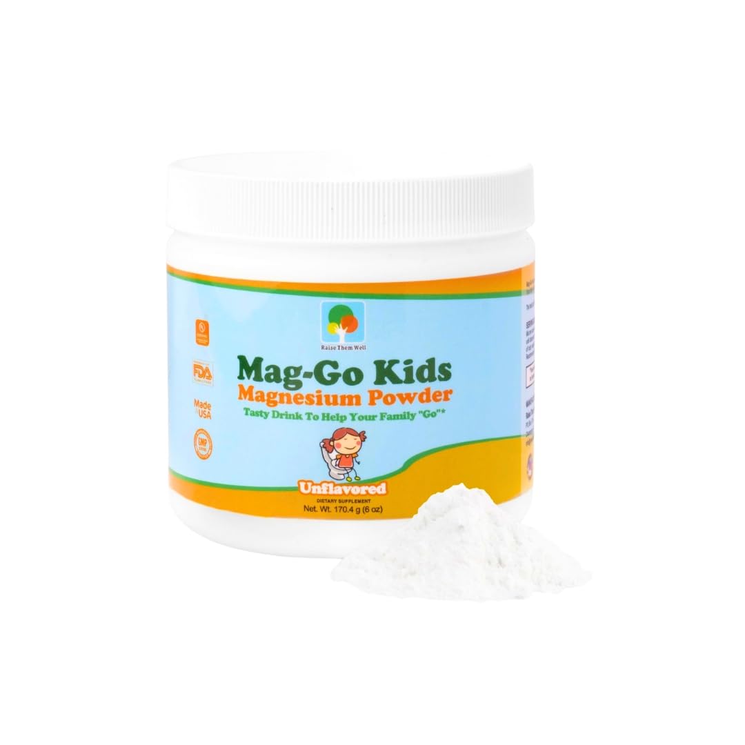 Poudre Mag Go Kids de Raise Them Well en pot de 222g