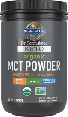 Poudre MCT Bio Garden of Life 30 portions vue avant