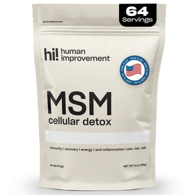 Poudre MSM Pure Human Improvement 240g vue de face