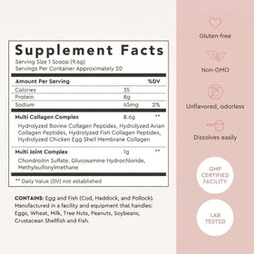 Poudre multi-collagène Alaya Naturals mélangée dans un smoothie