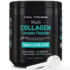 Poudre Multi Collagène Vital Vitamins 322g vue de face