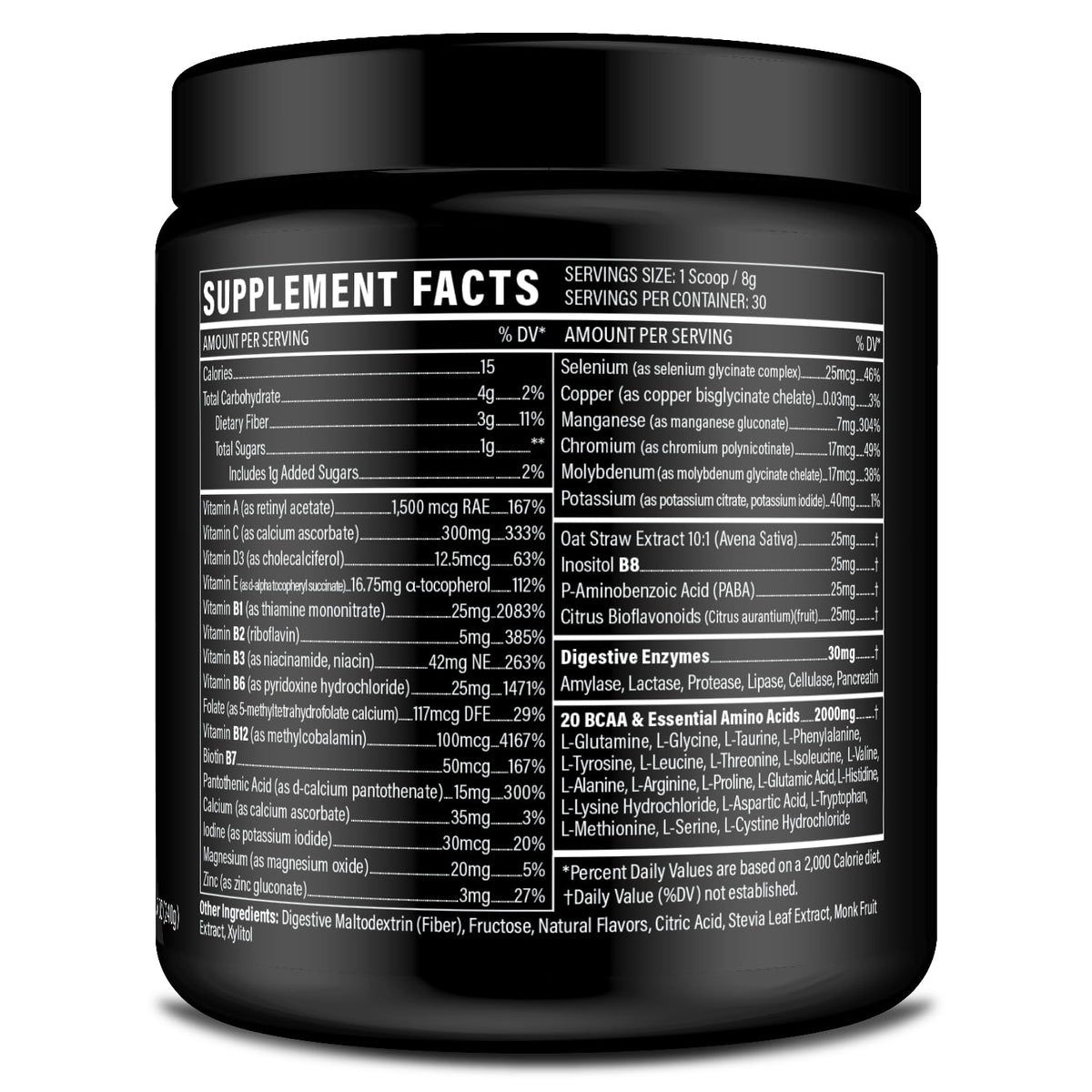 Poudre multivitaminée Sport Formula 99 avec un mélange de fruits