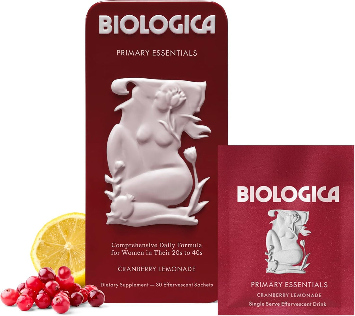 Poudre multivitamines Biologica 30 sachets goût canneberge citronnade