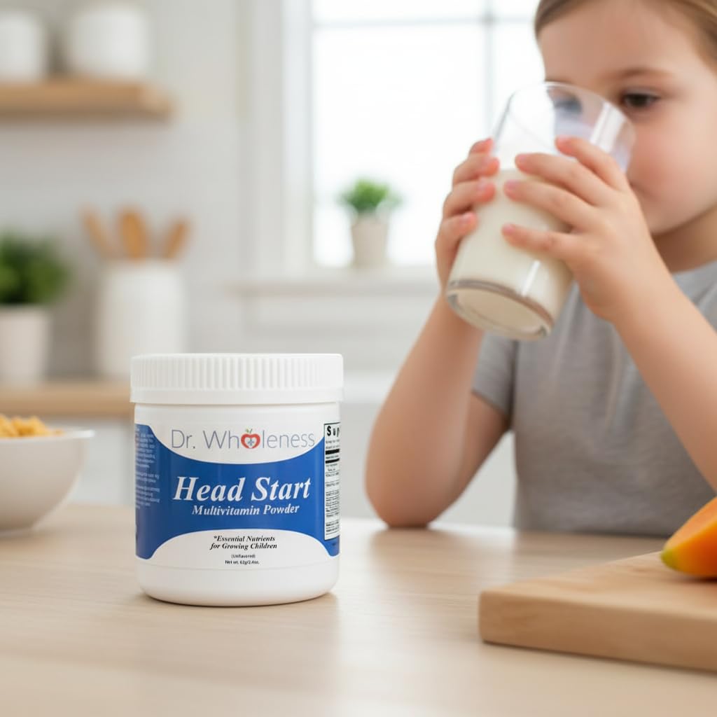 Poudre multivitaminique Head Start dans un bol