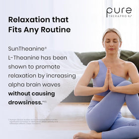 Poudre Myo-Inositol GABA L-Théanine Pure Therapro Rx à côté d'autres compléments