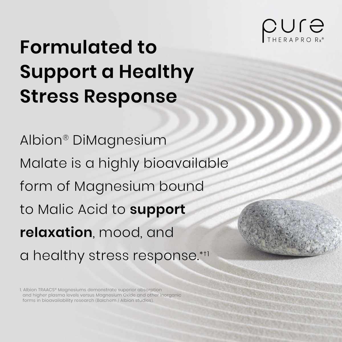 Poudre Myo-Inositol GABA L-Théanine Pure Therapro Rx avec un mélangeur