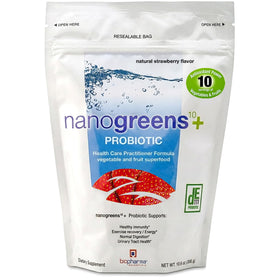 Poudre NanoGreens + Probiotic Greens de Biopharma Scientific vue de face
